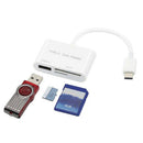 3 in 1 USB Card Reader Adapter Type C Cable Micro TF Camera Smart Memory C â„–[