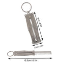 Stainless Steel Men's Hair Beard Comb Male Mustache Shaving Brush Pocket  OZ