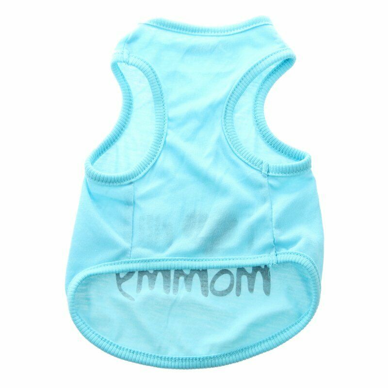 Fashion Cool Clothes Lover Vest T-Shirt for Puppy Dog Cat-Blue XXL