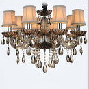 20Pcs Chandelier Crystals,Clear Teardrop Crystal Chandelier Pendants Parts  F6F8