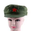 China Green Red Star Cap Hat Army Soldier Mao Chairmen Communist Party of China