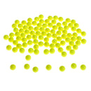 100pcs Fishing Floating Bobbers Drift Ball EVA Foam Indicator 8.3mm Yellow