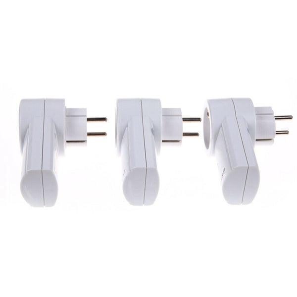 EU 3 Pack Wireless Remote Control Power Outlet Light Switch Plug Socket