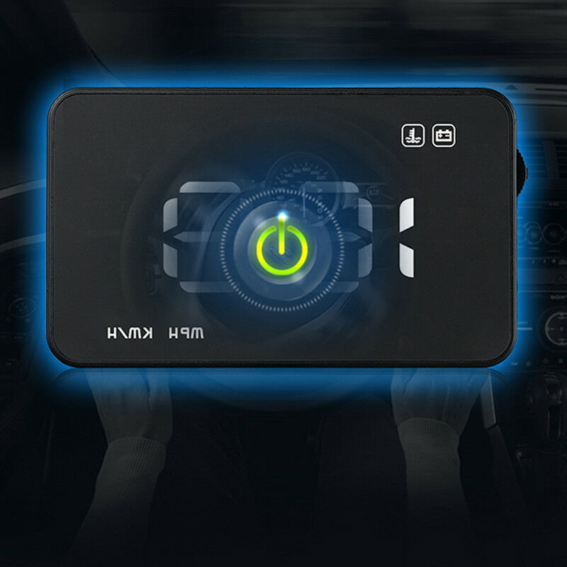 Car Head Up Display  II HUD Projector Speedometer MPH KM/h Speed Warning WY BX