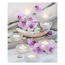 Flower 5D Round Diamond Rhinestone Painting Embroidery DIY Cross Stitch