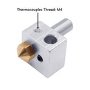 High Quality MK10 Extruder Kit M7 Nozzle Aluminum Heating Block PTFE Throat