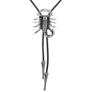 Men Plated Scorpion Bolo Tie Western Cowboy Necktie Novelty Pendant Ornament