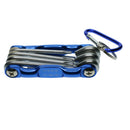 Folding Star Key Set Portable Wrench Tool Chrome Vanadium Steel T10-T40
