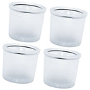 4x Stainless Steel Filters Refillable Coffee Capsules Pod Cup For Illy Clear