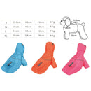 2pcs/set Fashion Pet Dog Waterproof Raincoat Hooded Jacket For Dogs Puppy L Size
