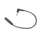 3.5mm 3pole Audio Stereo Male To Female 90Degree Right Angled Extension Cable TO