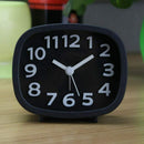 Non Ticking Alarm Clock, Battery Powered Bedside Clock Silent Simple to Set D5Z7