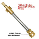 Pressure Washergun Adapter with 1/4inch Female Quick Connect Fitting, Fit M Q7V2