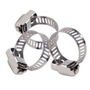 20pcs 1/2"-3/4" Adjustable Stainless Steel Drive Hose Clamp Fuel Line Worm Clips