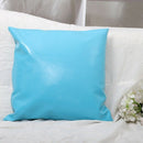 Pillow Case Crazy Horse Oil Leather Case Cortex Sofa Decorative Cushion CoveQ7H8