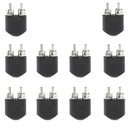 10xDual 2-RCA Male to 3.5mm Female Stereo Audio Converter Adapter RCA