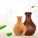 Essential Humidifier Aroma Oil Diffuser Wood Grain Ultrasonic Wood Air Humi X3N4