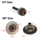 Steel Crown Gears Pinion Cogs 38T 13T Set for Axial SCX10 90028 90027 90034