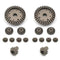 16pc/set 30T 24T 12T Differential Driving Gears for Wltoys 12428 12429 RC Ca Gw