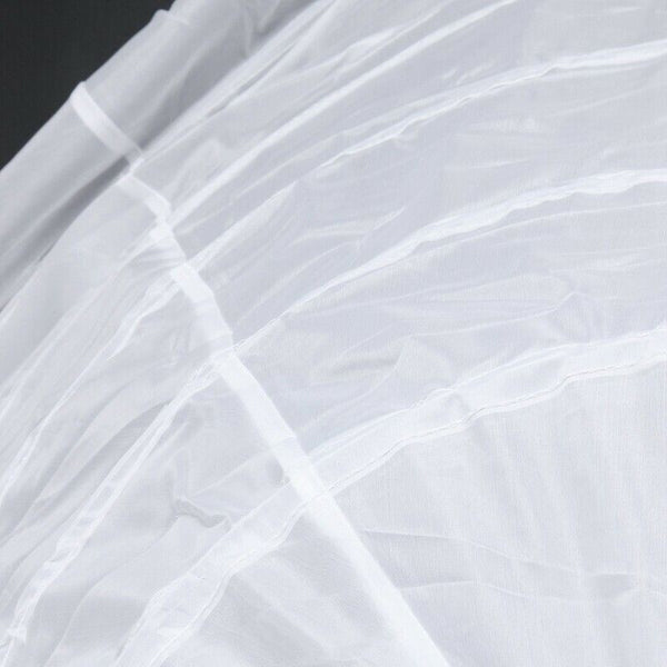 Drawstring Wedding Bridal Petticoat Six Hoops Larges Full White W6L4