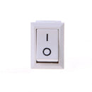 10x 2PIN ON/OFF Rocker Switch Car Dashboard Dash Boat SPST 6A/250V White SA BX