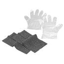 2pcs Nano Auto Light Scratch Remover Rag + Gloves Car Paint Scratch Repair Cloth