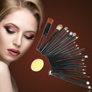 New Promotion!!! 20x Makeup Brushes + Powder Foundation Brush + Sponge Puff