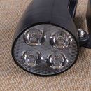 36V 48V LED Light Headlight w/ Horn Fit For E-Bike Scooter Electric Bicycle