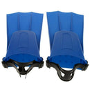 Kids Adults Adjustable Fins Swimming Diving Swimming Fins - Blue, M: 30-36