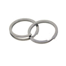 10pcs Blank Stainless Steel Key  Key Chain