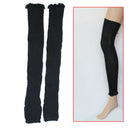 1 Pair Women's Leg Warmers Long Winter Twisted Thigh High Black Legging GMY EUX
