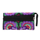 Embroidered Wristlet Bag Ethnic Embroidery Wallet Purse Coin Handbag Presents x1