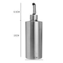 Stainless Steel Vinegar Oil Bottle Leak Proof Dispenser Cooking Kitchen Too