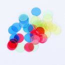 100pcs PRO Count Bingo Chips Markers for Bingo Game Cards 2cm 4 Colors Set