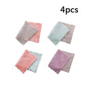 4PCS Microfiber Dishcloth Square Kitchen Washing Cleaning Towel Dish Clot XAX