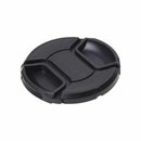 2 Pcs 62mm Plastic Clip On Front Lens Cap Cover Black for Camera O7U4