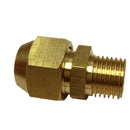 Brass 1/4" Male Adapter Connector Thread Fittings Tube with Flaring Ãâ€ 10mm