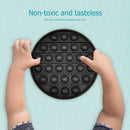 Push Bubble Fidget Sensory Toys Relief Stress Soft Squeeze Toys (Black)