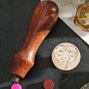Retro Wedding Patterns Wax Seal Stamp for Stamping Envelope Gift Cards (31) A