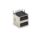 2pcs/lot USB A Type Female Socket Connector 2 to1 Data Connection Interface BX