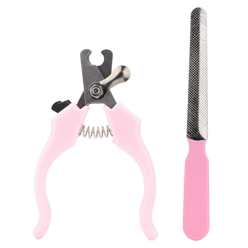 Cat Dog Nail Clipper Stainless Steel Claw Scissors Cutter Grooming Pet Tool A