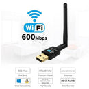Dual Band WiFi Adapter 600mbps 2.4GHz/5.8GHz LAN Card Net-work Card for Desktop