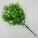 Artificial Cedar Pine Branches Plastic Shrubs Greenery Bushes Bundles Table