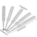 5pcs V Shaped Hand Working Leather Stitching Working Hand Leather Edge Skiv M8S4