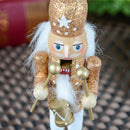 10x 12cm Wooden Nutcracker Handcraft Christmas House Office Home Decoration