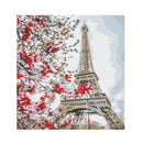 Eiffel Tower DIY Oil Painting Paint by Numbers Kit for Kids Adults Beginner