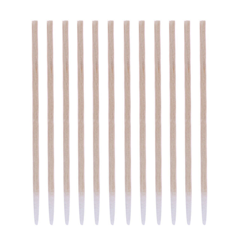 300pcs Wooden Handle Cotton Swab Makeup Applicator Medical Swabs