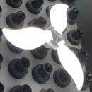 Fan Three-Blade LED Lamp 45W E27 Foldable Energy Saving Home Ceiling Light