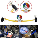 R134A Car Ac Refrigerant Charge Hose Kit Recharge Hose with Gauge, A/C 1/2  V3Z1