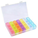 28 Grid Plastic Storage Box Storage Box Jewelry Box Bead Box Nail Art Rhine U1D4